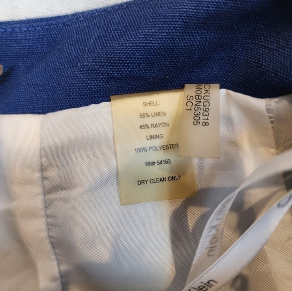 Calvin Klein Multicolored A-Line Lined Striped Knee Length Skirt Women's Size 6 - Picture 8 of 9